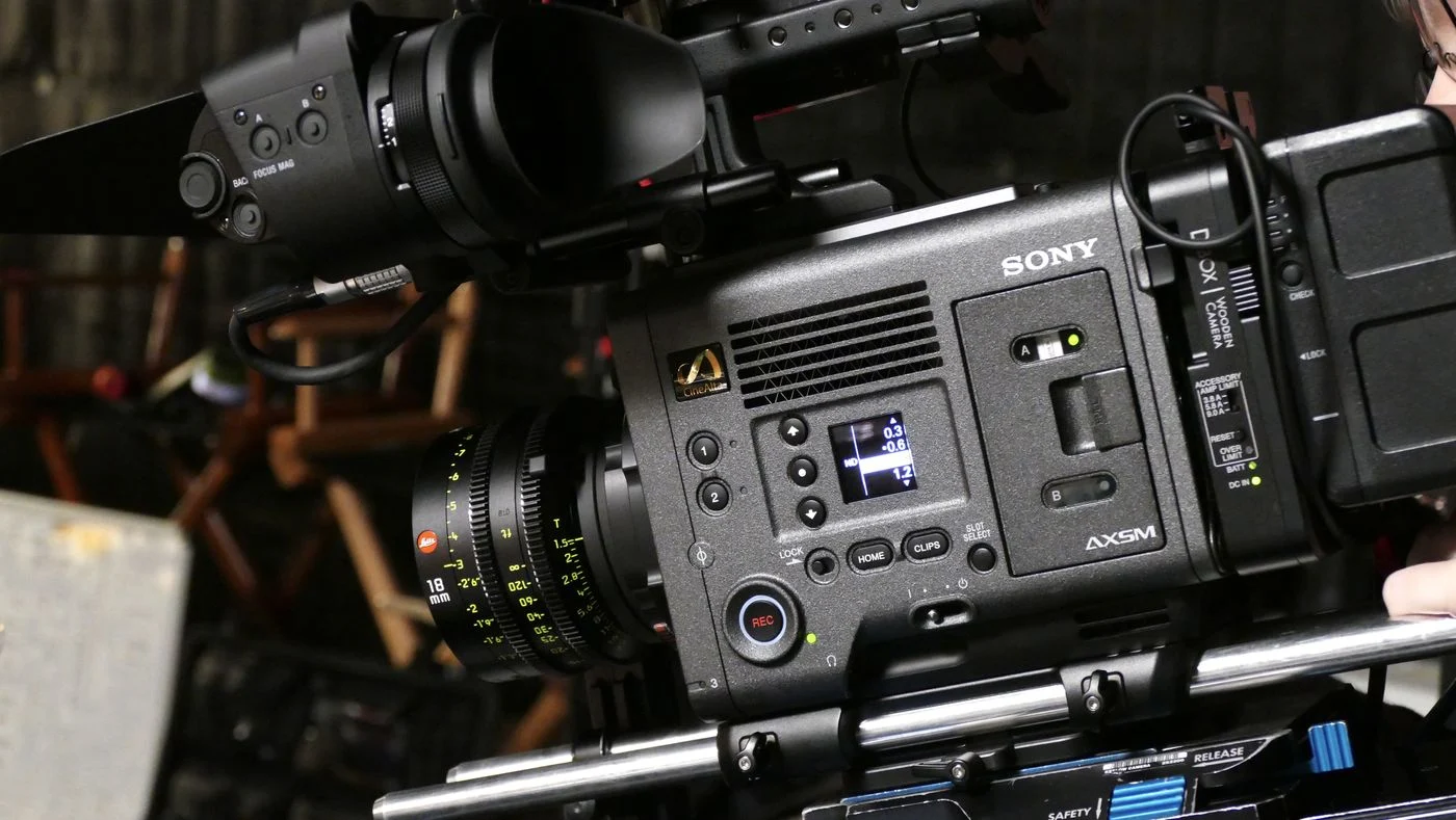 Leitz Cine HUGO lens mounted on Sony cinema camera